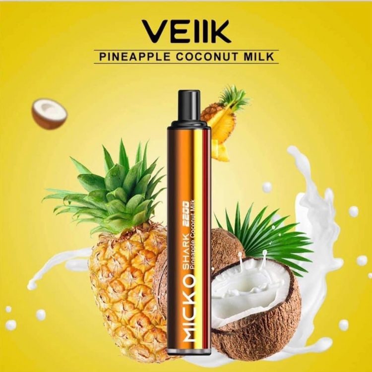 Vape Pod Hút1 Lần Veiik Micko Shark 2200 giá rẻ Hơi