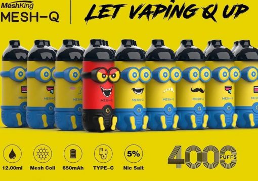 Vape Pod Dùng 1 Lần Minions Mesh Q 4000 hơi giá rẻ