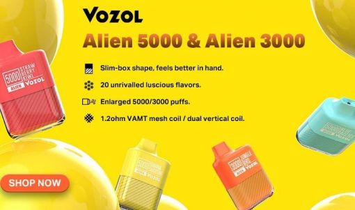 Vape Vozol Alien 5000 hơi