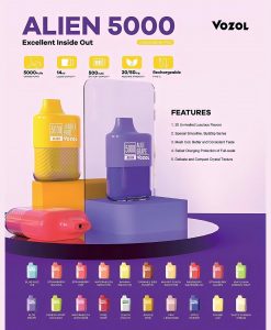 Pod Hút 1 Lần Vozol Alien 5000 hơi