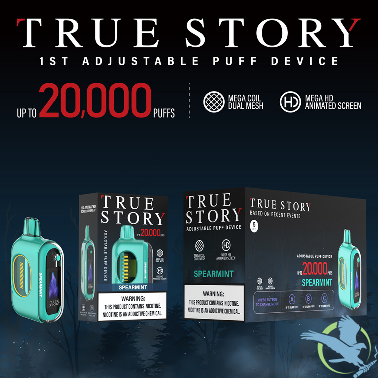 Pod True Story 20k hơi