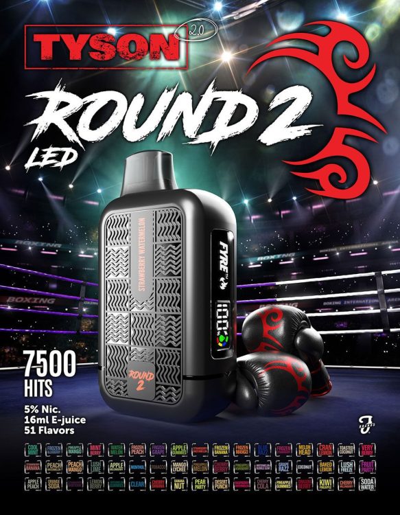 Pod Tyson Round 2 7500 hơi