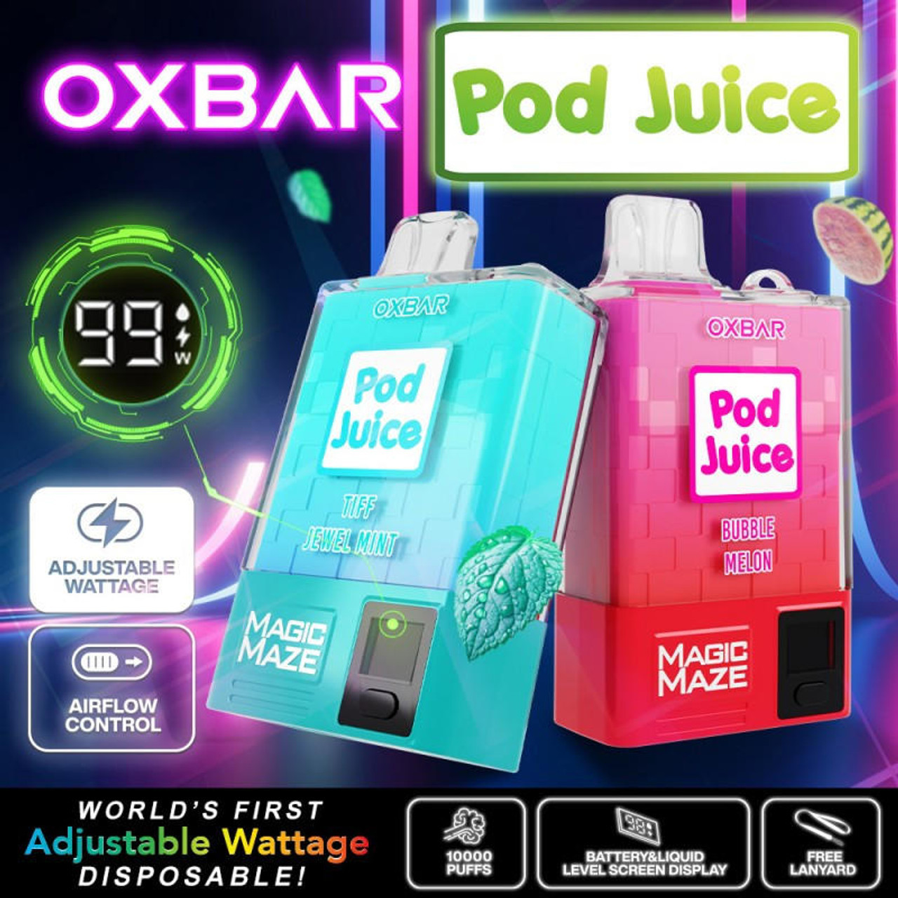 Pod JUICE OXBAR MAGIC MAZE PRO 10000 puff