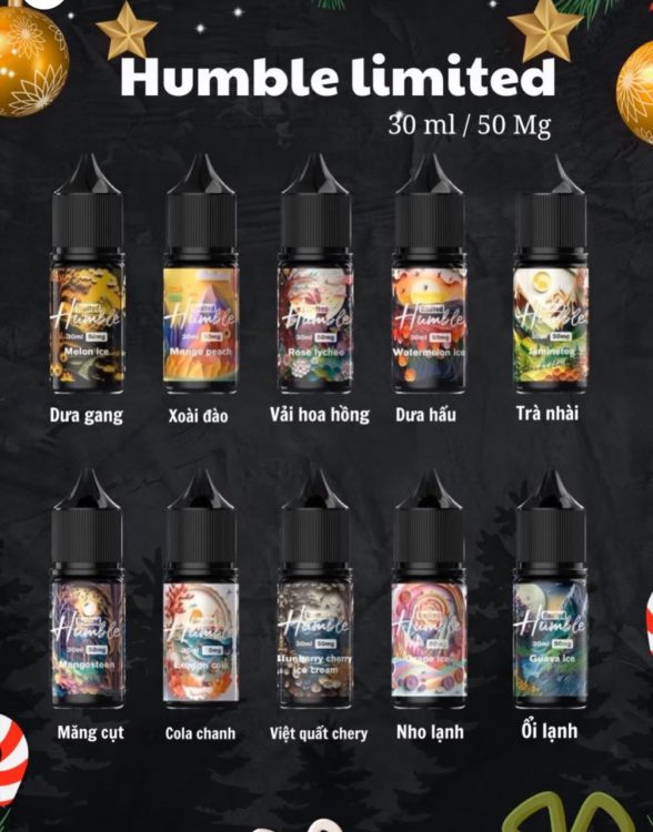 TINH DẦU HUMBLE LIMITED juice salt nic Vape