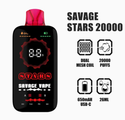 Pod Savage Stars 20000 hơi giá bao nhiêu