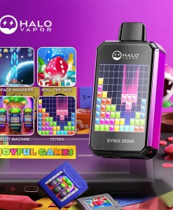 Pod Halo Vapor Synix 30000 chơi game nghe nhạc